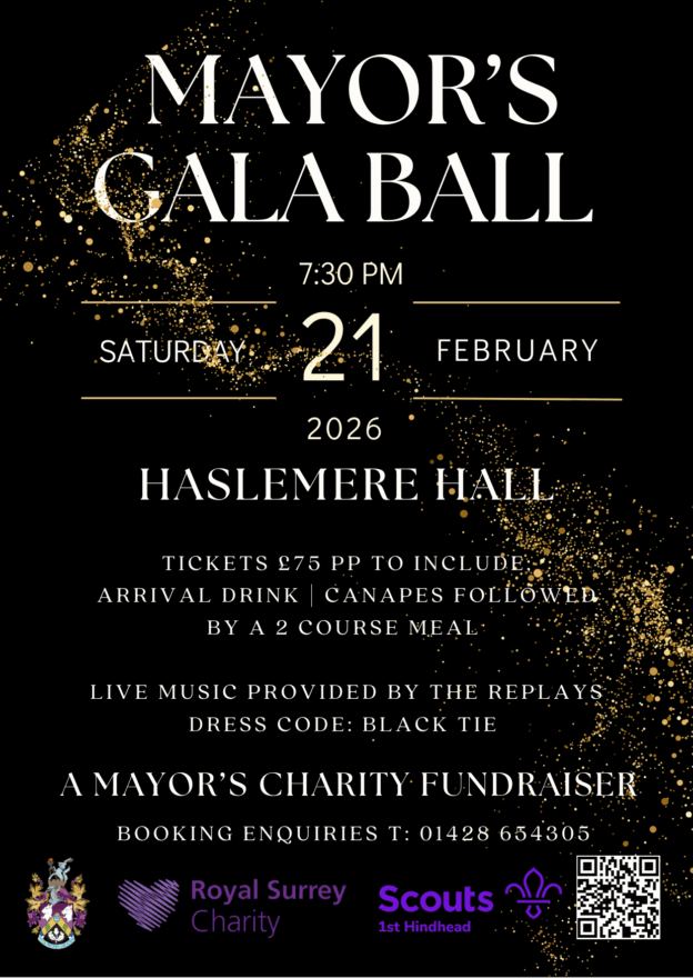 Mayor of Haslemere’s Charity Gala Ball – 21st February 2026